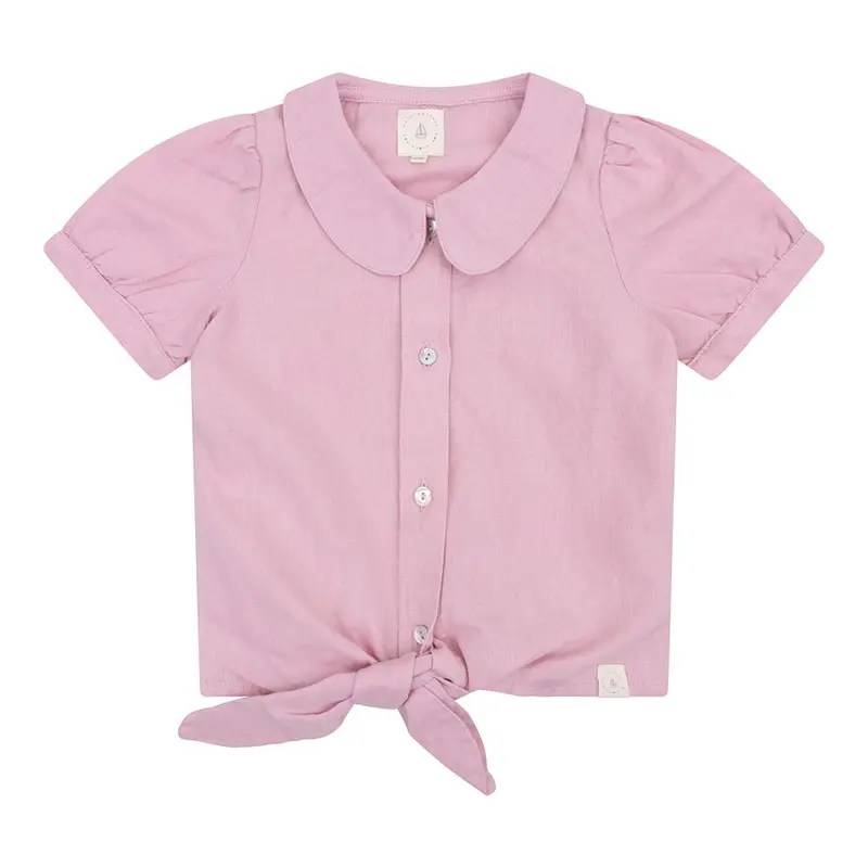 Faye blouse roze Navy Natural