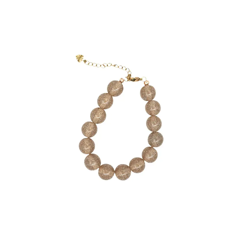 Feestbeest Armband Glitter Champagne