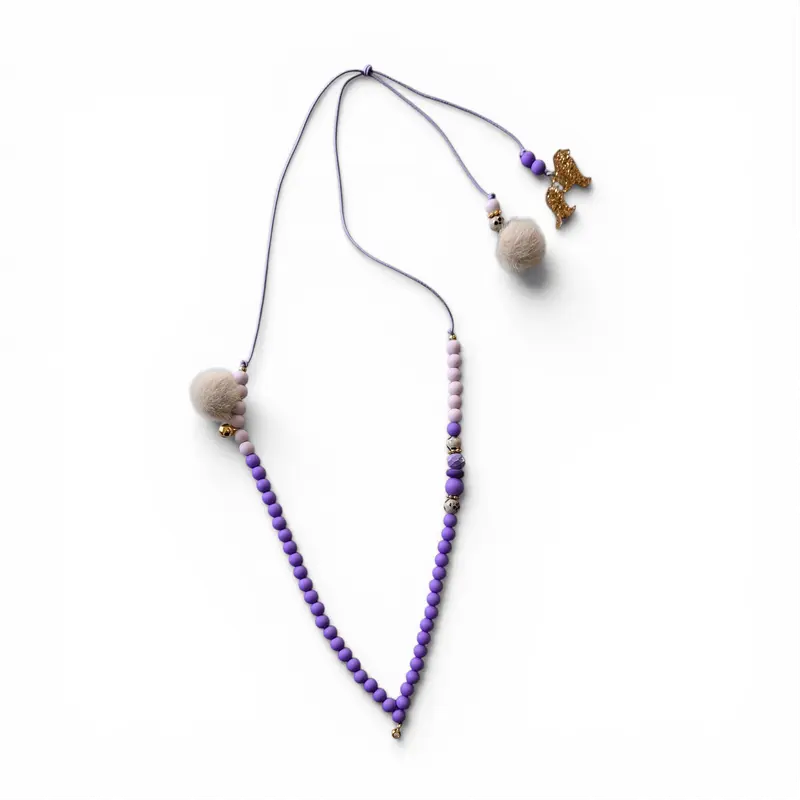 Feestbeest Ketting Lavendel voor bedel