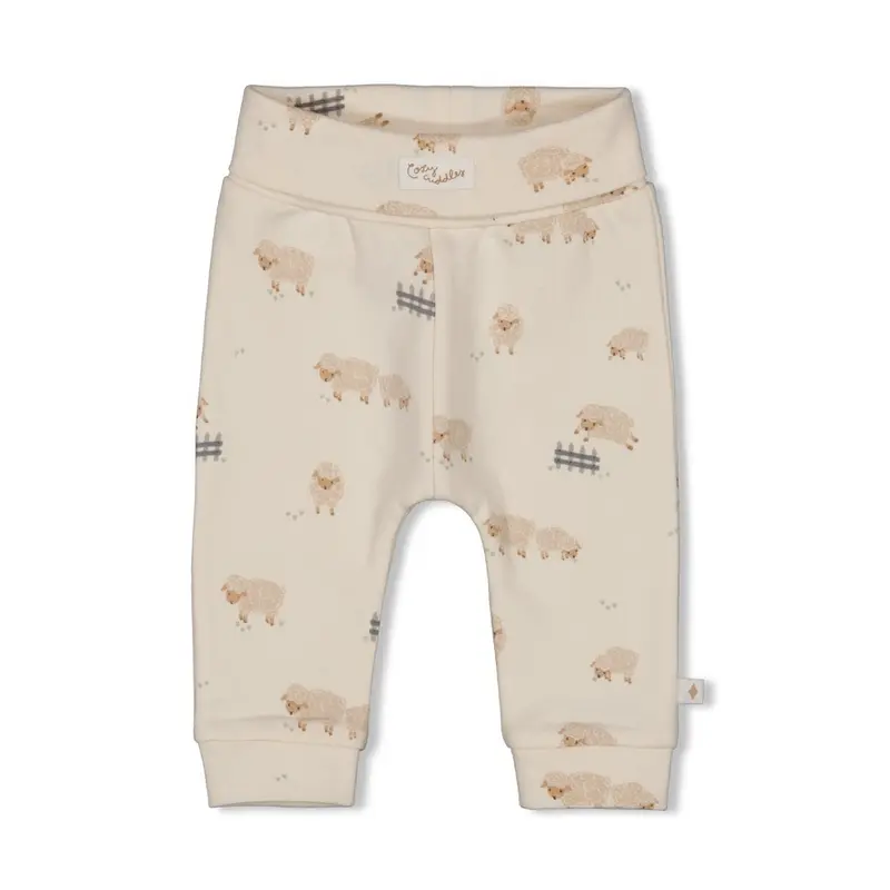 Feetje Broek AOP Creme - Sleepy Sheepy