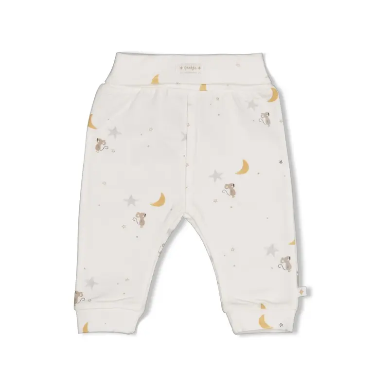 Feetje Broek AOP Offwhite - Over the Moon for You