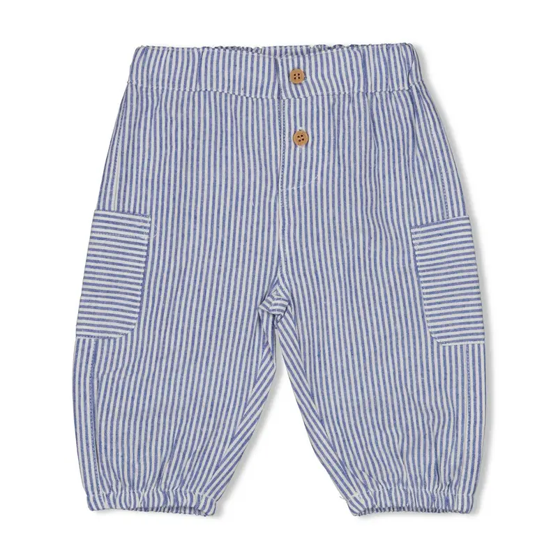 Feetje Broek streep chambray Chambray - Seaside Hapiness