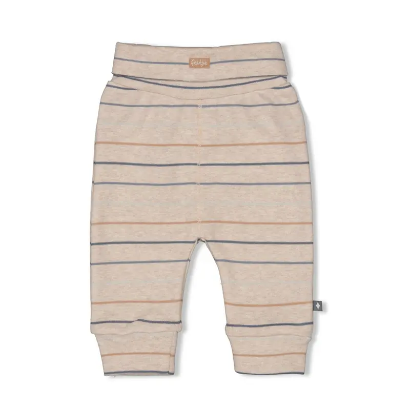 Feetje Broek streep Taupe melange - Howdy