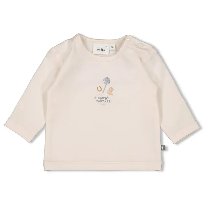 Feetje Longsleeve Offwhite - Howdy
