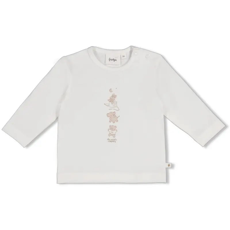 Feetje Longsleeve Offwhite - The Cuddle Company