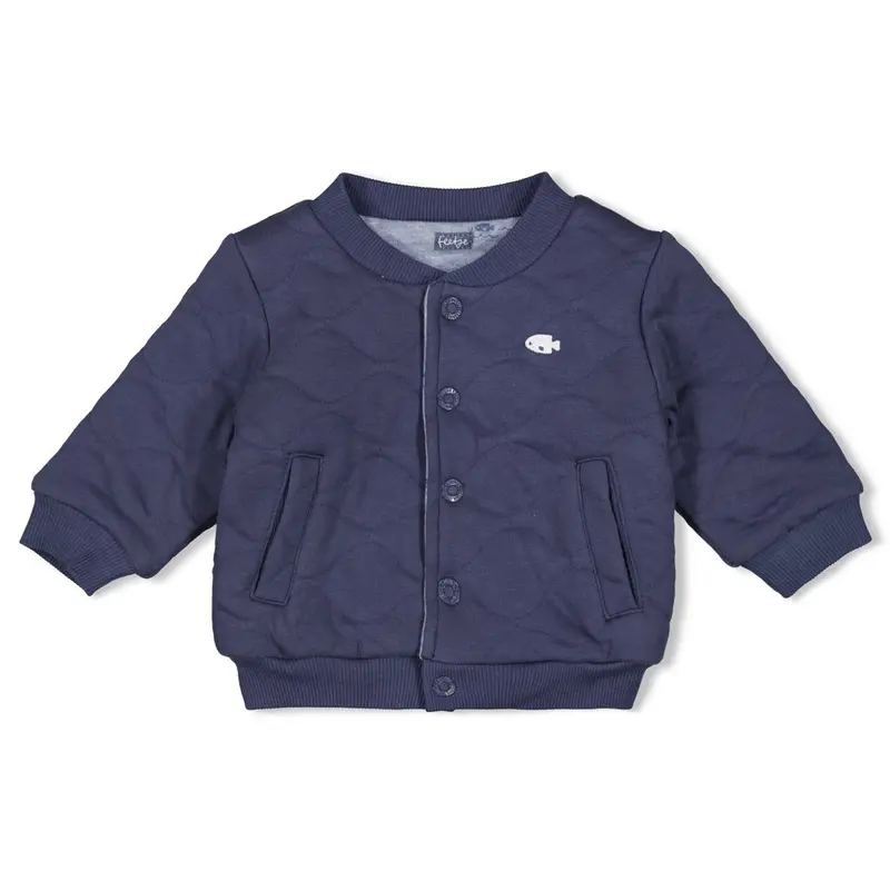Feetje Omkeerbaar bomberjack Indigo - Blue Ocean