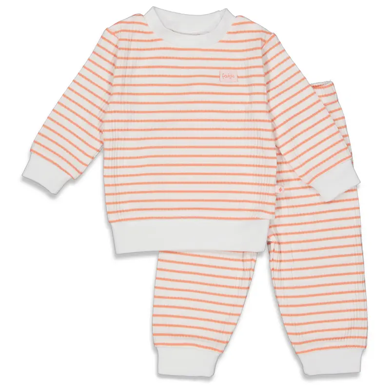 Feetje pyjama wafel terra pink