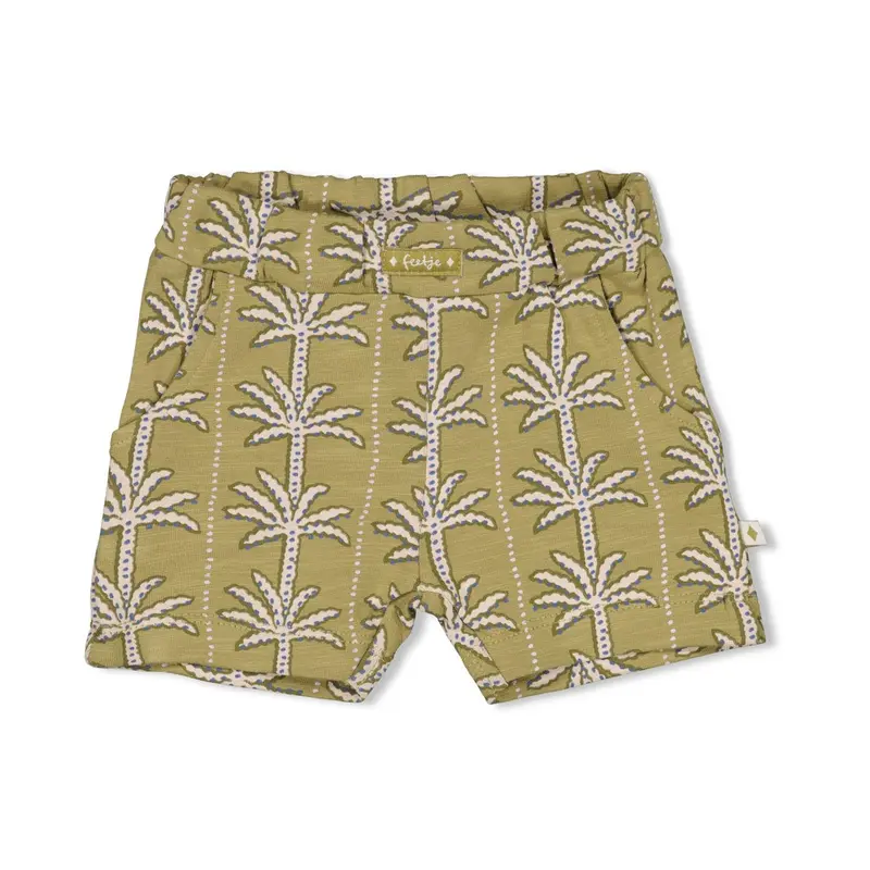 Feetje Short AOP Groen - Safari Savage