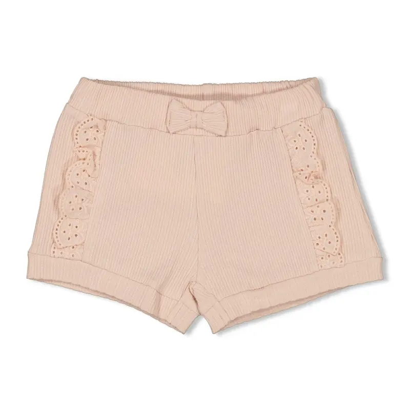 Feetje Short pointelle Roze - Flower Field