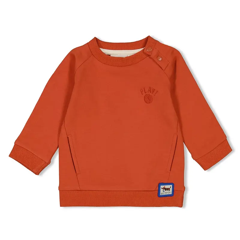 Feetje Sweater Brique - Go Fetch