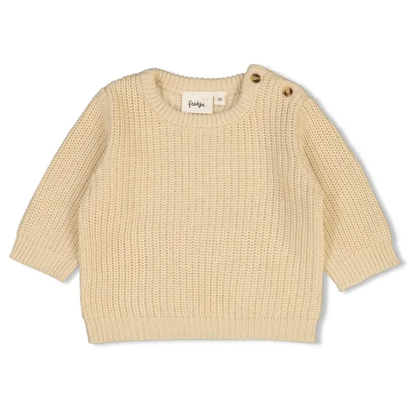 Feetje Sweater gebreid Creme - The Magic is in You