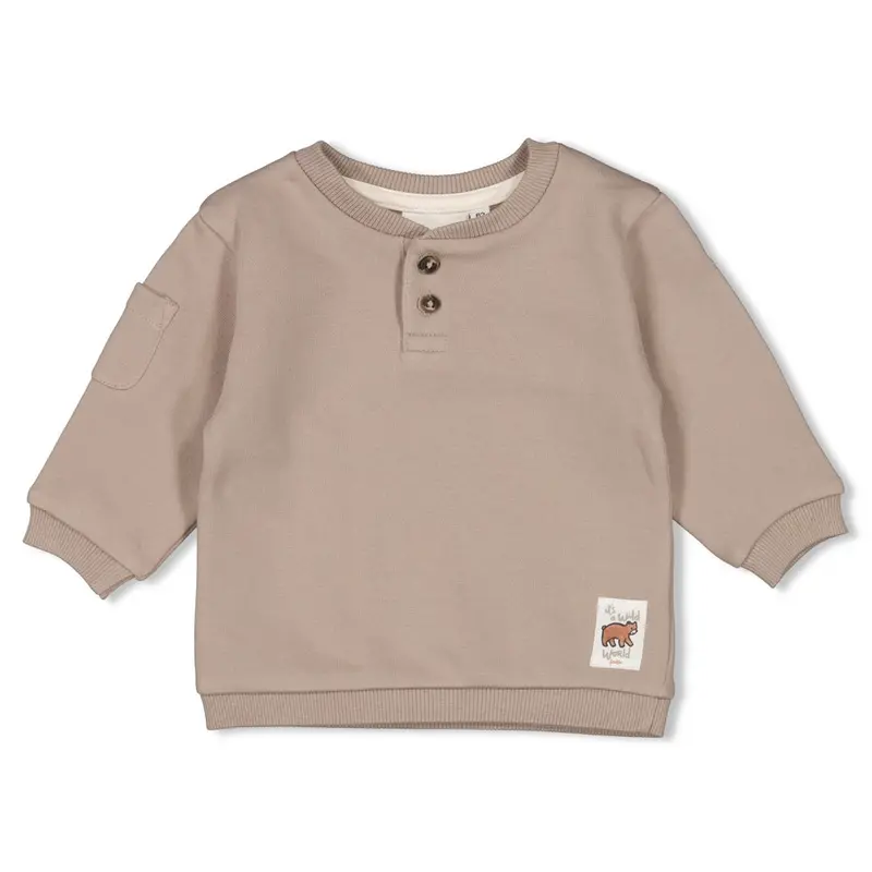 Feetje Sweater Grijs - Wild World