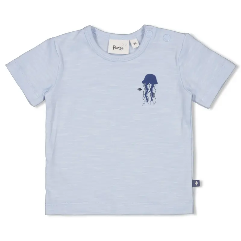 Feetje T-shirt Blauw - Blue Ocean
