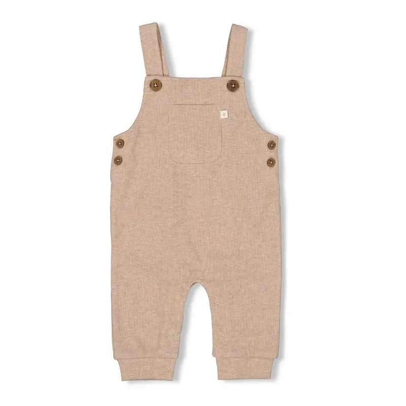 Feetje Tuinbroek rib Taupe melange - The Magic is in You