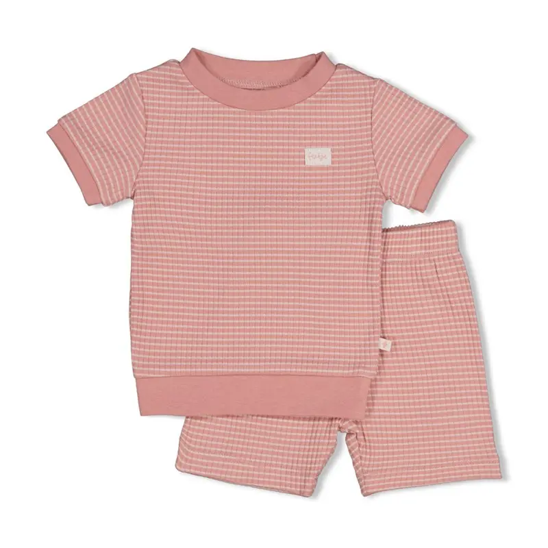 Feetje wafel Shortama mauve - Summer Special