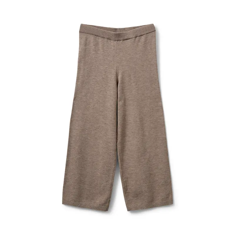 Fijngebreide broek Lova - Bruin melange - Sofie Schnoor