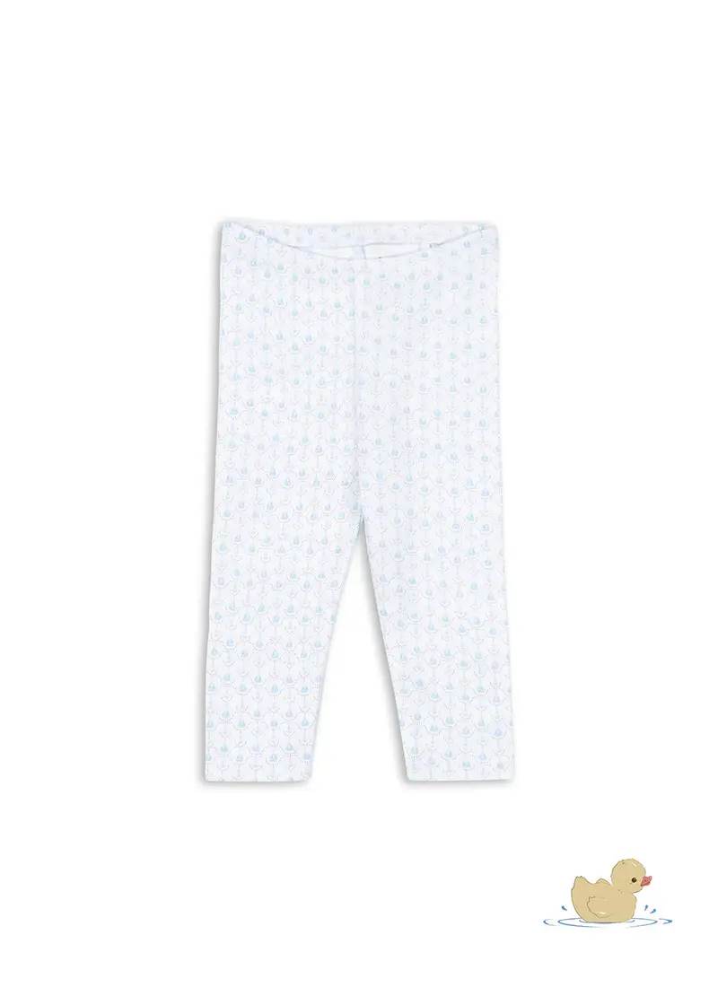 Fio Leggings - Barca - Baby legging - Biologisch Katoen - Zeilbootjes - Konges Sløjd