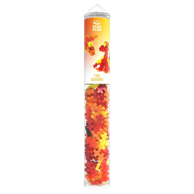 Fire Dragons 100 Stuks | Plus Plus