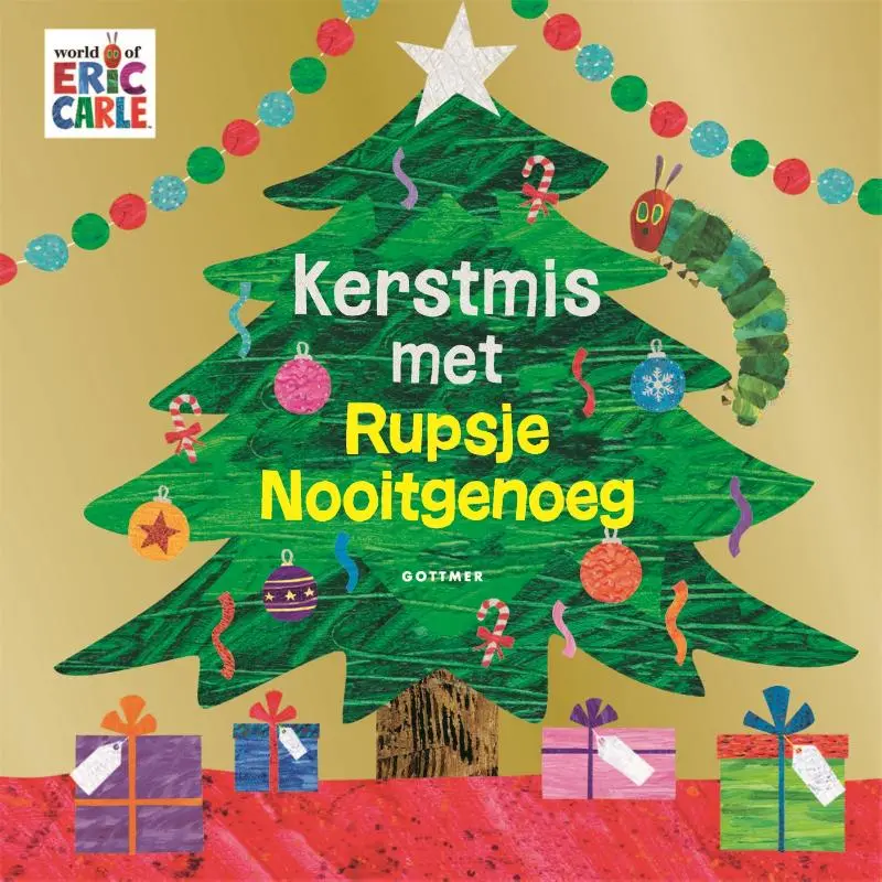 Flapjes PrentenBoek - Kerstmis met Rupsje Nooitgenoeg - Eric Carle