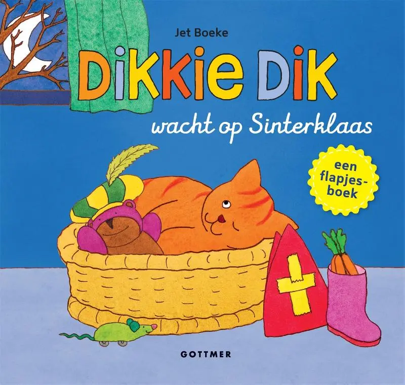 Flapjesboek - Dikkie Dik wacht op Sinterklaas - Jet Boeke