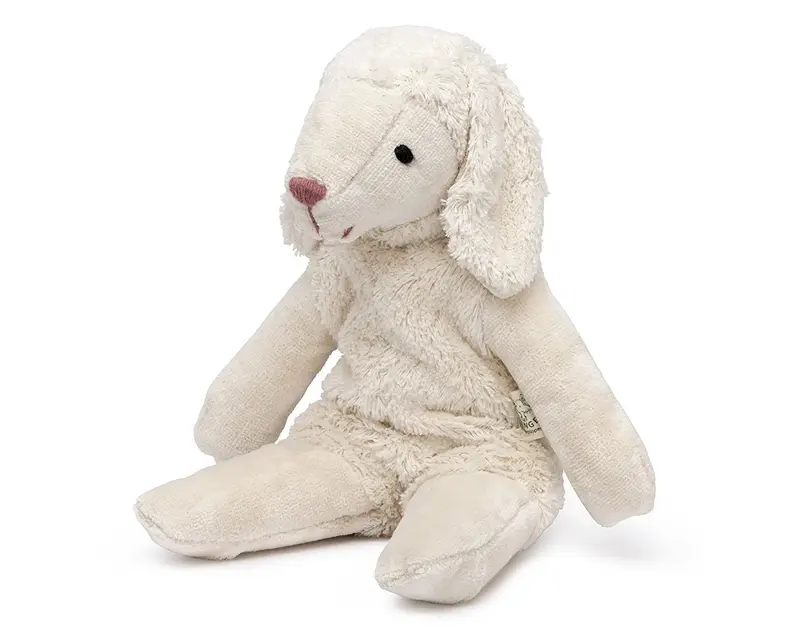 Floppy knuffelschaap Small - GOTS-gecertificeerd - White - Senger Naturwelt