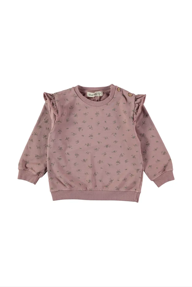 Flora sweatshirt dusty rose Dear Mini