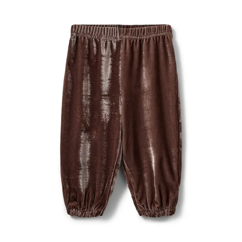 Fluwelen broek Carlina - Polyester - Soft brown/bruin - Sofie Schnoor