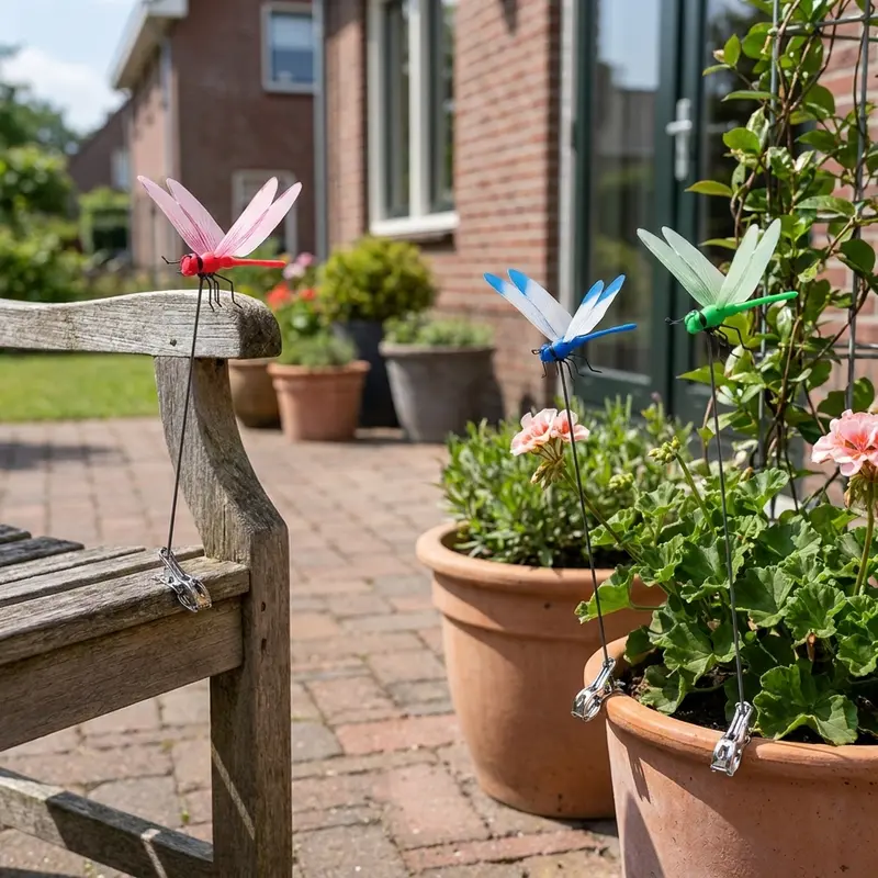 FlyGuard™ | 3D Libelle Clip Natuurlijke Insectenverjager Set