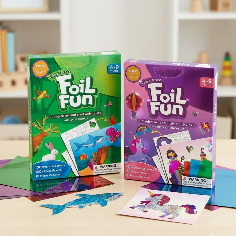 FoilMagic – Playful & Creative – Foil Sticker Art Set