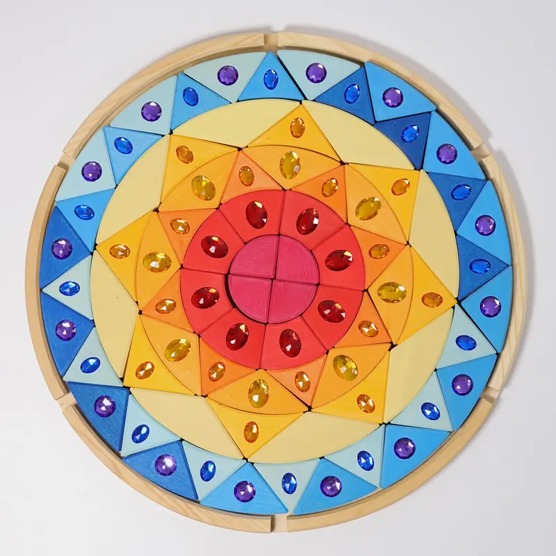 Fonkelende Glitter Mandala Zon | Grimms
