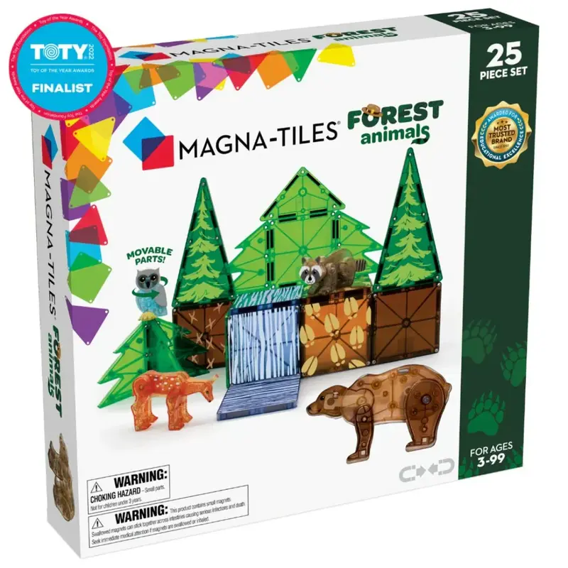 Forest Animals 25 Stuks | Magna Tiles