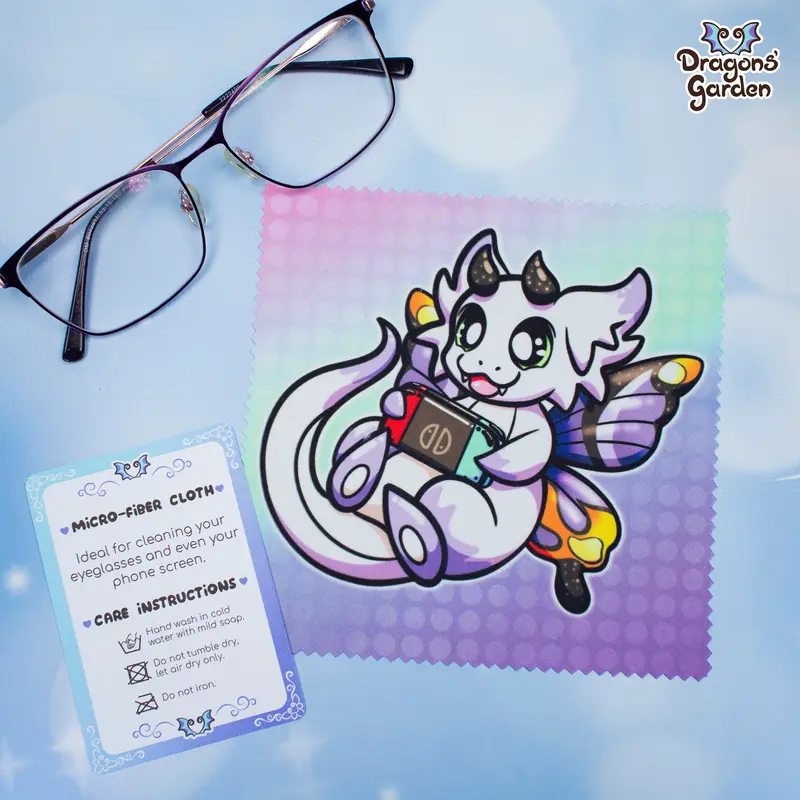 Gaming Butterfly Dragon | Microfiber Lens Cleaning Cloth