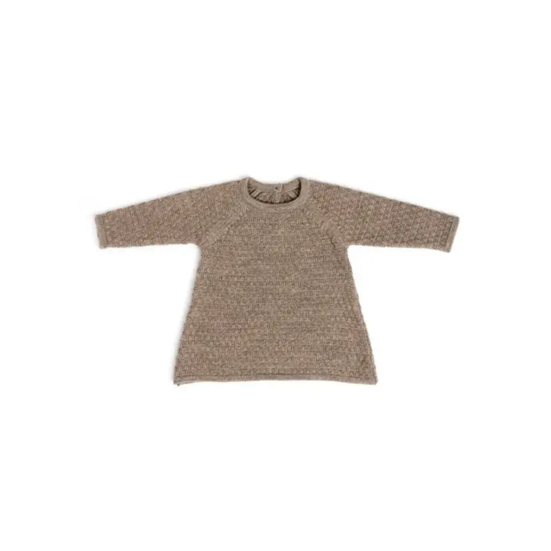 Gebreid jurkje - Merino wol - Nature - Bruin - Smallstuff