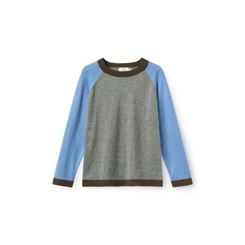 Gebreide trui - Grey Comb - Biologisch katoen en Cashmere - Copenhagen Colors