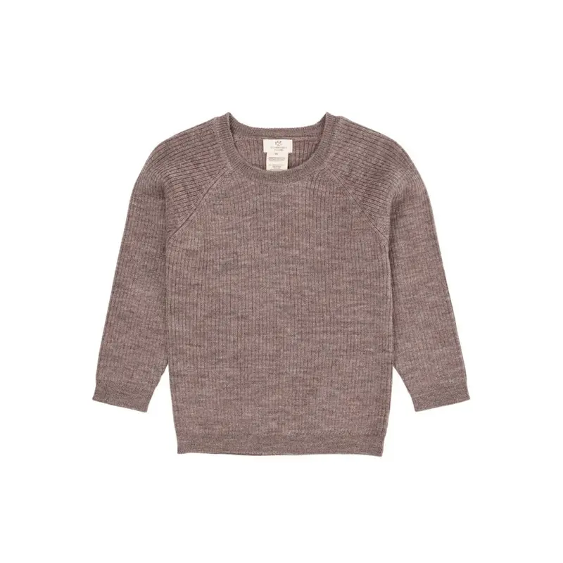 Gebreide trui - Merino Classic Rib Knit - Merinowol - Naturel Melange - Copenhagen Colors