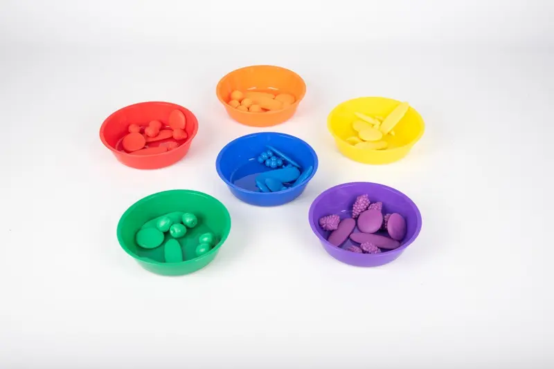 Gekleurde Bakjes | Set 6 Stuks