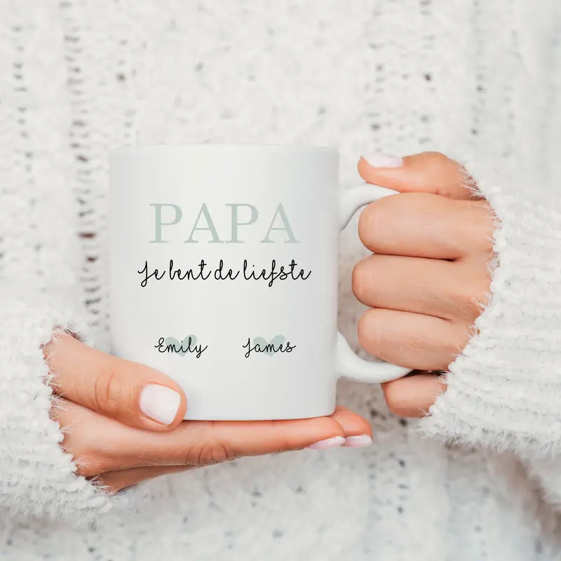 Gepersonaliseerde mok | Jij bent de liefste met namen