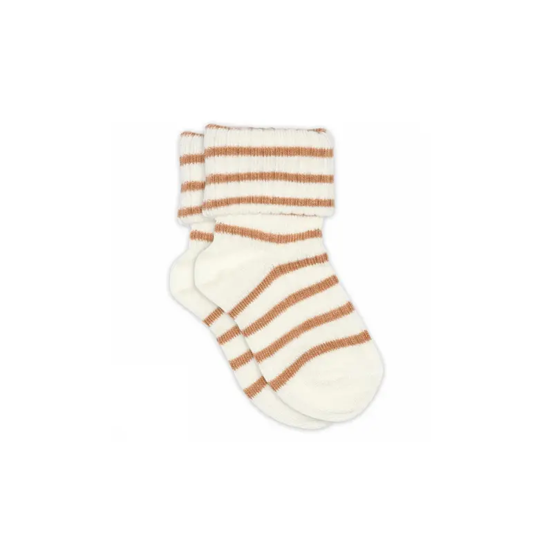 Gestreepte sokjes - Bamboe/katoen - Kalli baby sock - Apple Cinnamon - MP Denmark