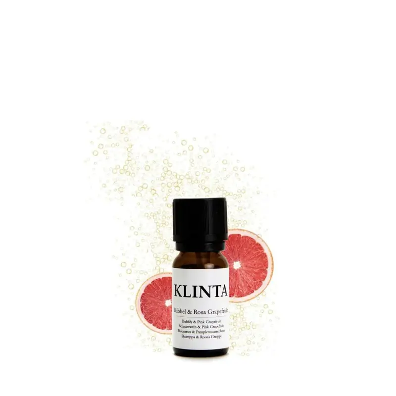 Geurolie / Doftolja Bubbel & Rosa Grapefrukt 10 ml - Klinta