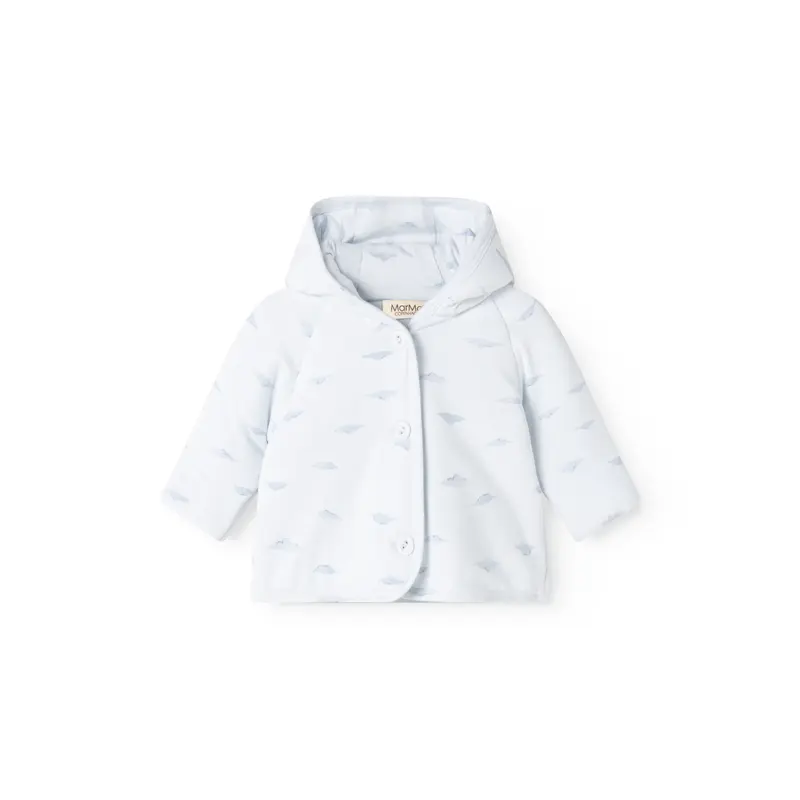 Gewatteerd babyjasje Jula met omslagwantjes - Biologisch katoen & TENCEL™ Modal - New Born Cumu Print - MarMar Copenhagen