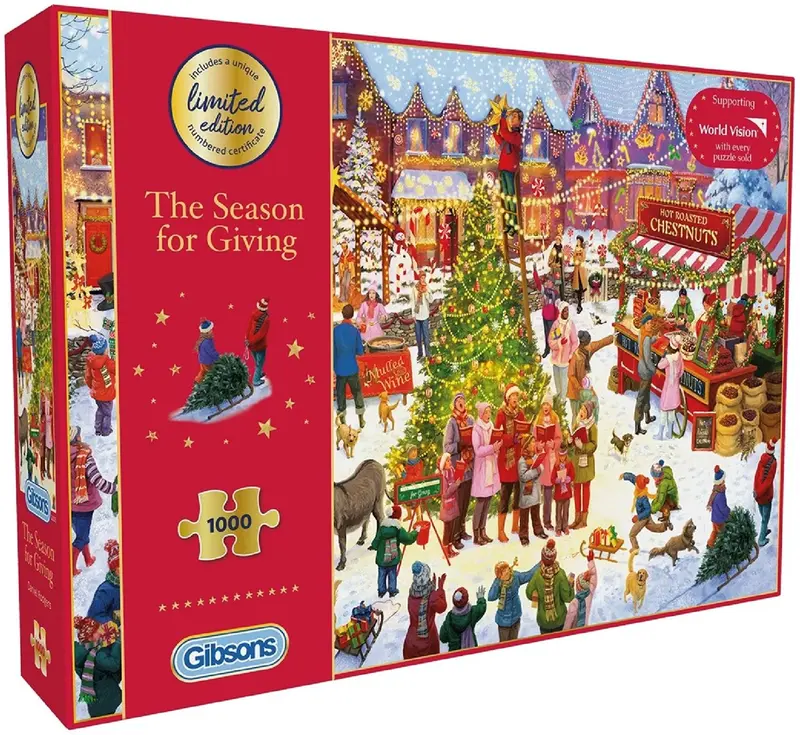 Gibsons The Season of Giving – Limited Edition Kerstpuzzel 1000 stukjes