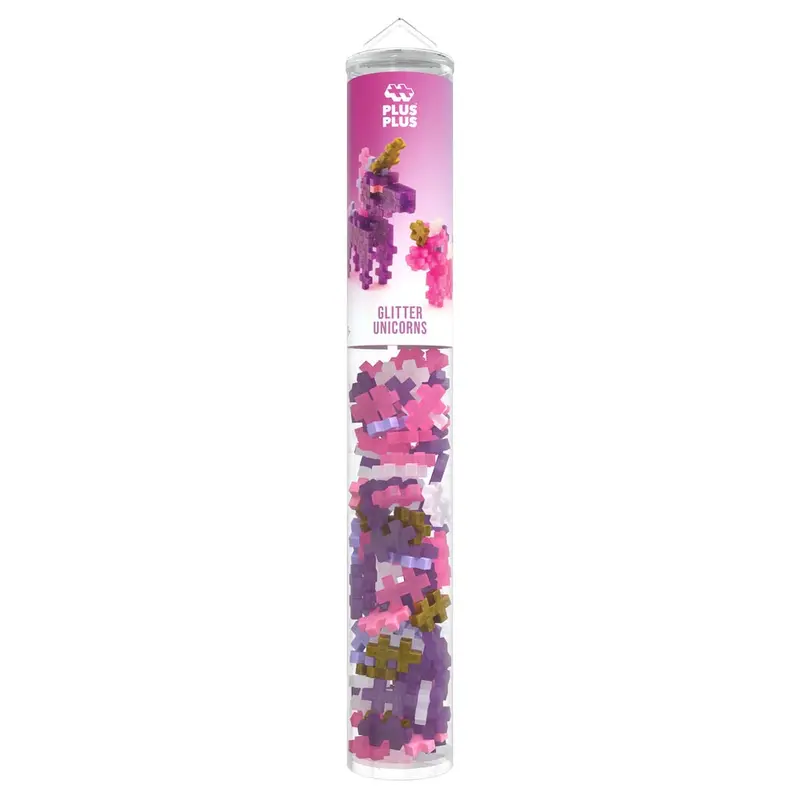 Glitter Unicorn 100 Stuks | Plus Plus