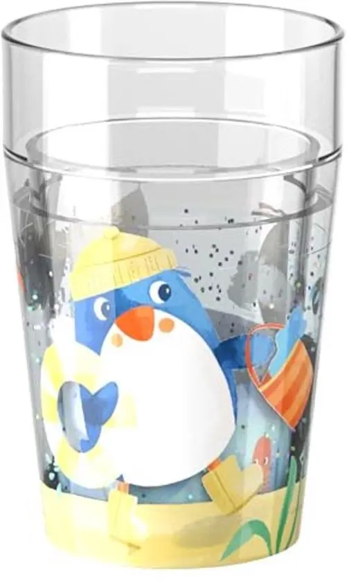 Glitterbeker - Pinguin