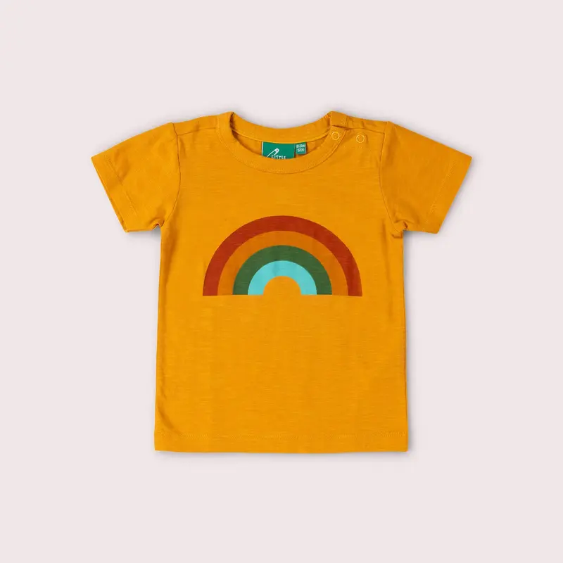 Golden Rainbow Short Sleeve Popper T Shirt