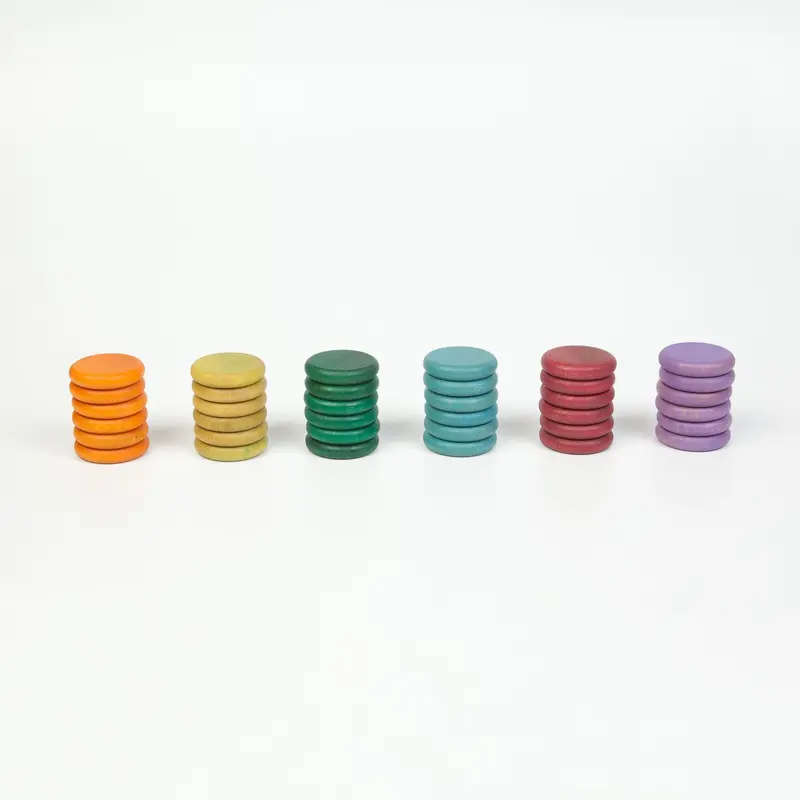Grapat Renkli Diskler (36 Adet) - Pastel Renkler