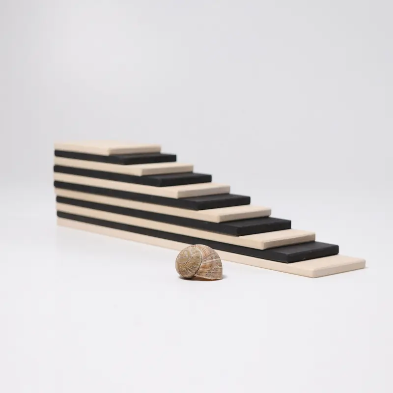 Grimms Rainbow Building Boards - Monokrom