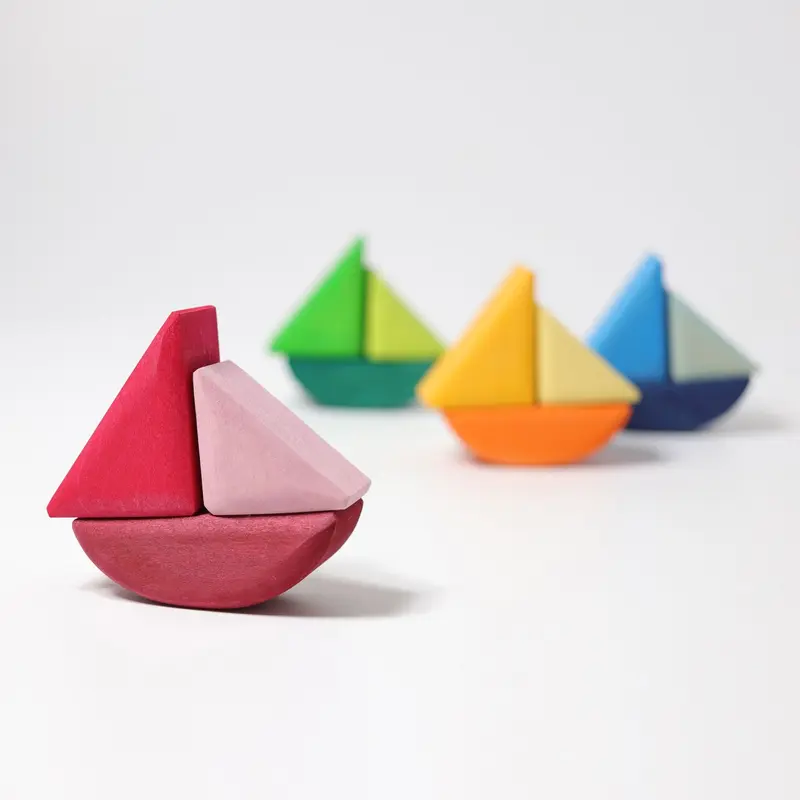 GRIMMS schommelbootjes regenboog 1 jr+