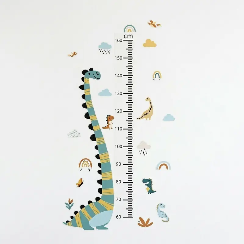 Groeimeter met Gekleurde Dino's