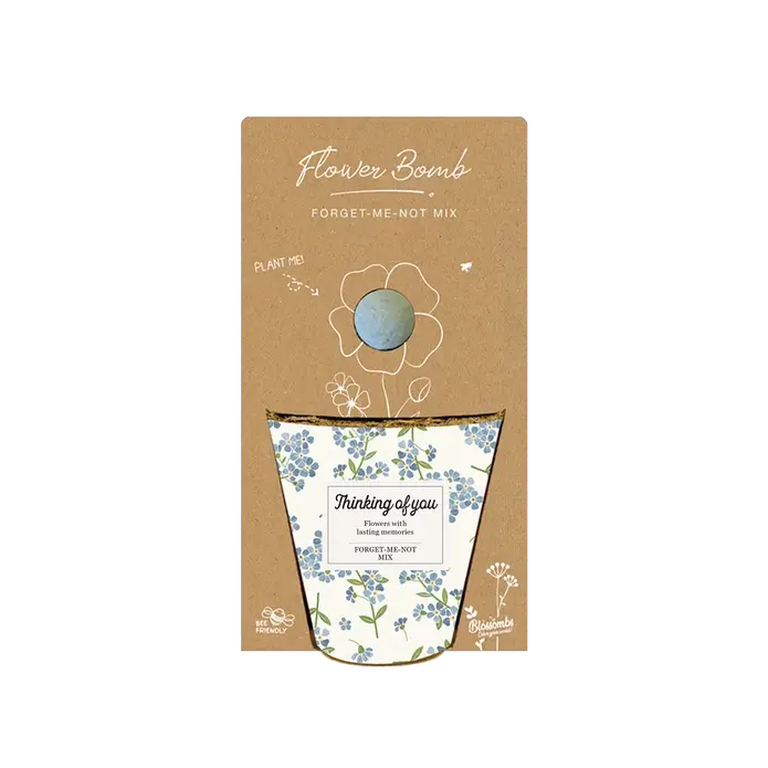Grow kit met zaadbommetje "Thinking of you" - Blossombs
