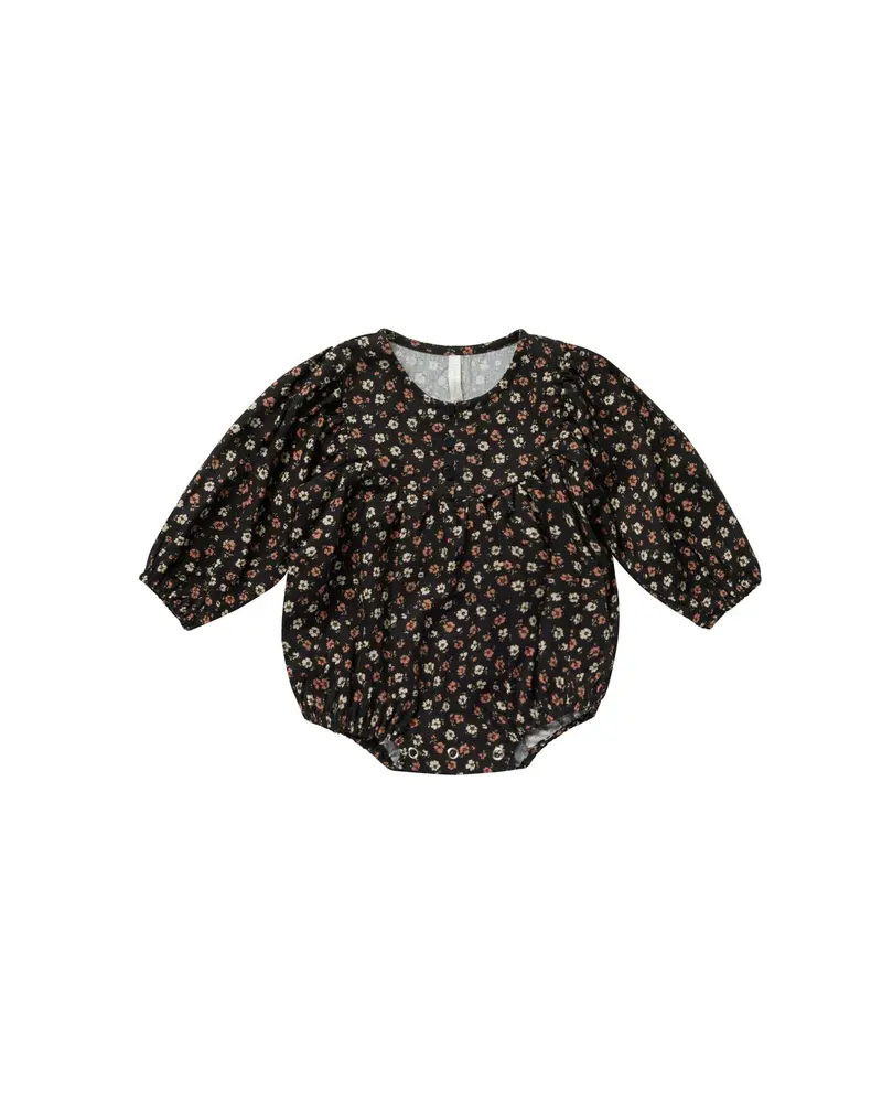 Gwen romper Dark floral Rylee & Cru